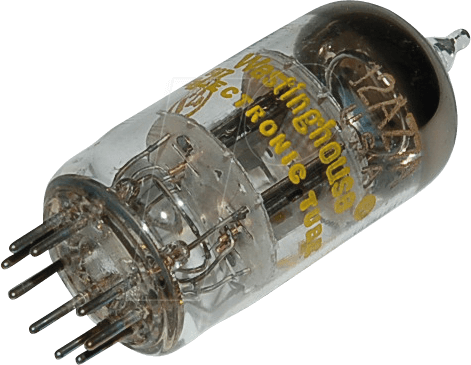 TUBE 12AZ7A - Elektronenröhre, Doppeltriode, Noval, 9-pol, 6,3 V