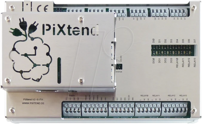 PIX2S PRO PI4 4G - Raspberry Pi - SPS PiXtend V2 -S- PRO Pi 4 inkl. SD-Karte (CODES