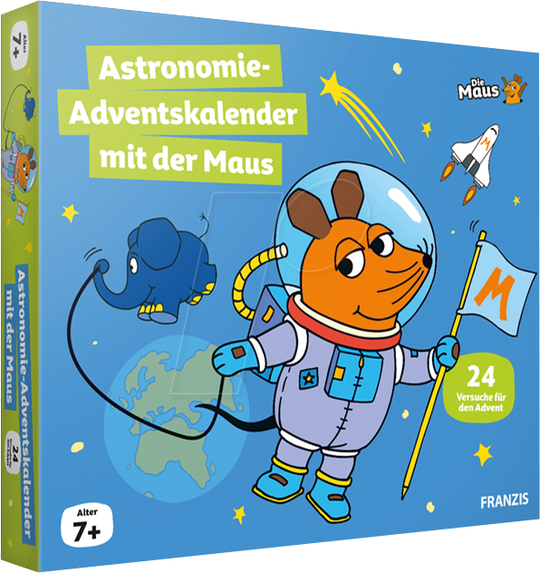 4019631671622 - Astronomie-Adventskalender mit der Maus Astronomie Adventskalender