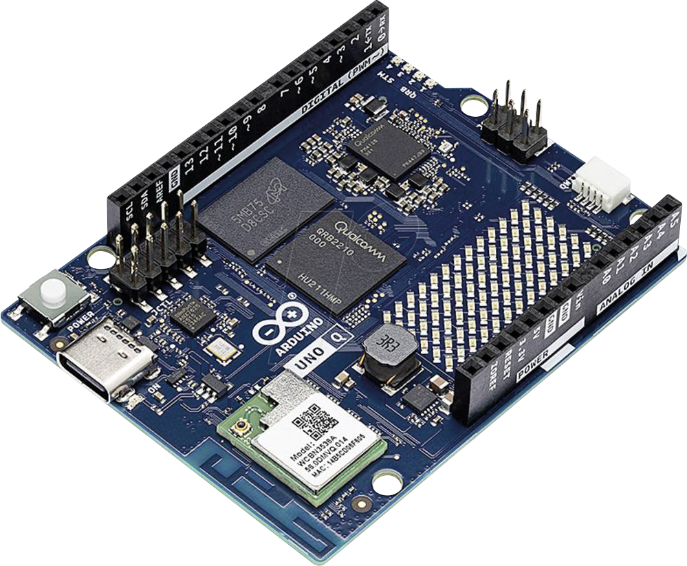7630049205673 - UNO Q 1 - Arduino UNO Q - 4x 2 GHz 2 GB 16 GB eMMC