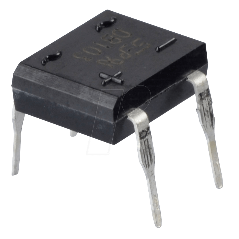 B700C1000DIP: Brückengleichrichter, 1000 V, 1 A bei reichelt elektronik