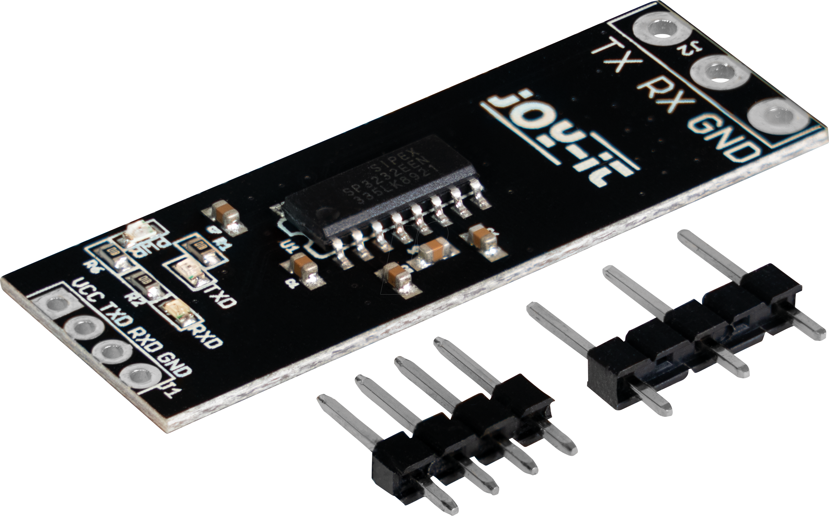 DEBO UART2RS232 - Entwicklerboards - UART-RS232 Transceiver, inkl. Stiftleiste