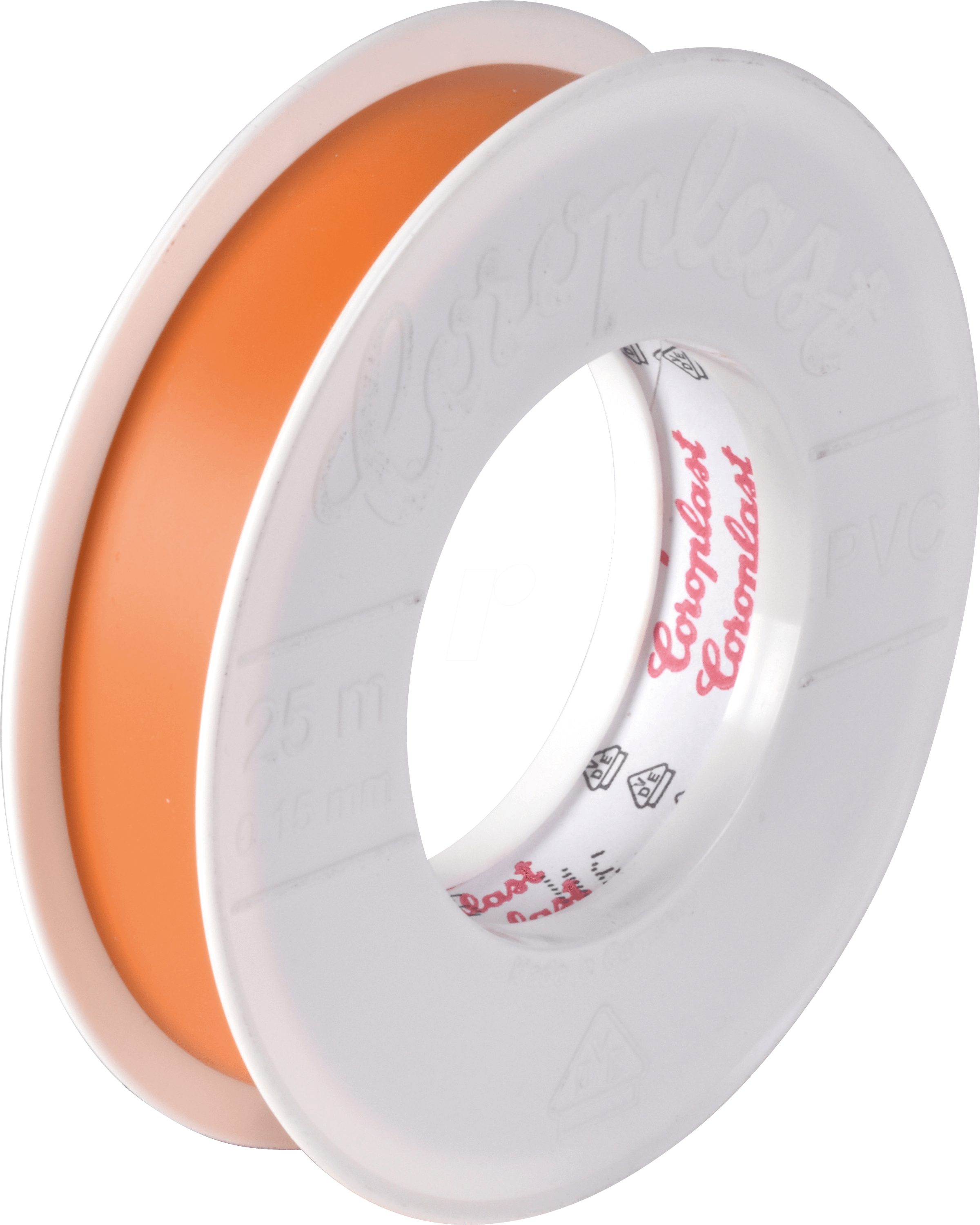 CORO 1793 - VDE Elektroisolierband, 25 m, 15 mm, orange