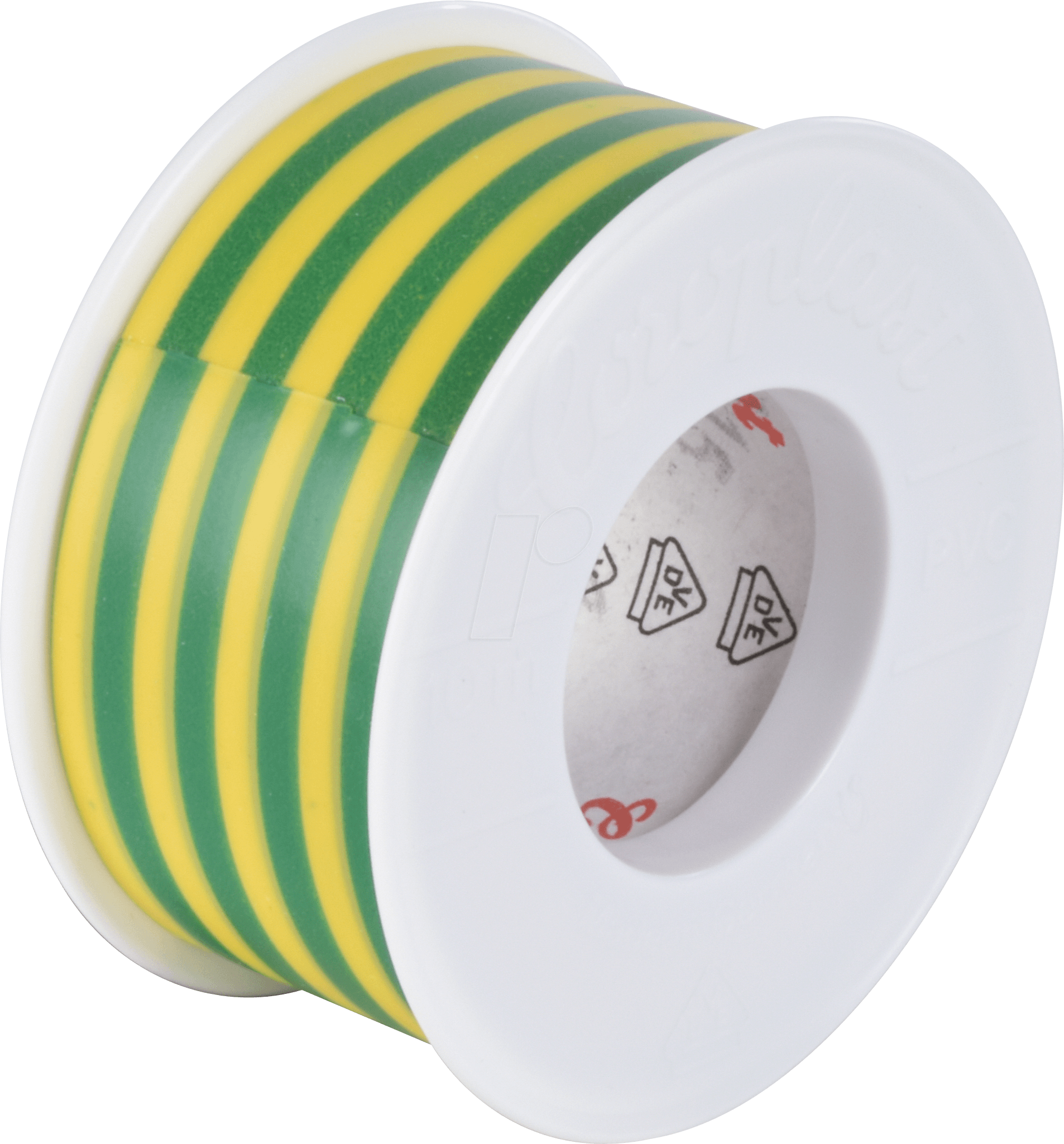 CORO 2061 - VDE Elektroisolierband, 10 m, 25 mm, grüngelb