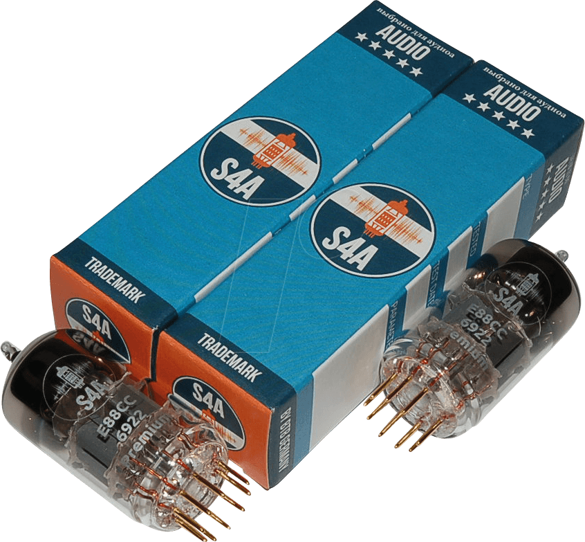 TUBE E88CC X2 - Elektronenröhre, Doppeltriode, Noval, 9-pol, matched Pair