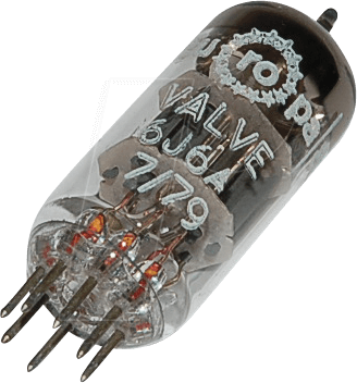 TUBE ECC91 - Elektronenröhre, Doppeltriode, Miniatur, 7-pol, 6,3 V