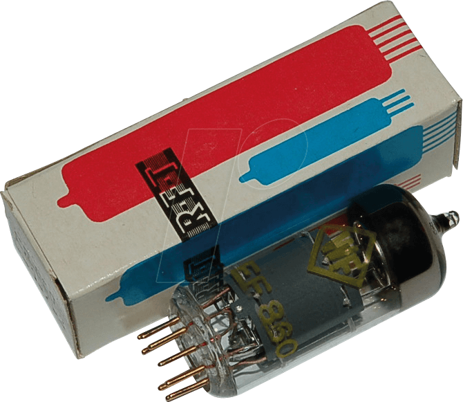 TUBE EF860 - Elektronenröhre, Pentode, Noval, 9-pol, 6,3 V