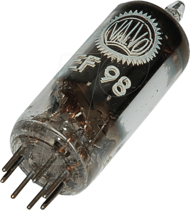 TUBE EF98 - Elektronenröhre, Pentode, Miniatur, 7-pol, 6,3 V