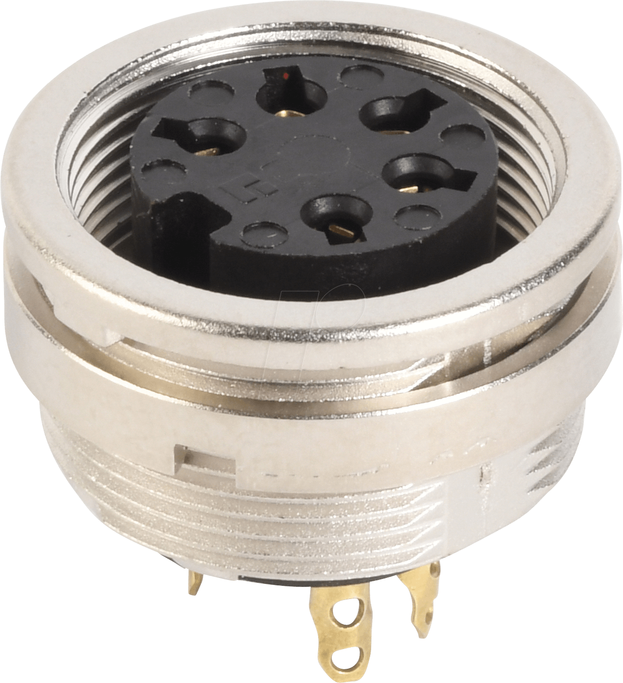 LUM KFV 50 - 6: Panel plug, front mounting, IP40, 5-pin at reichelt ...