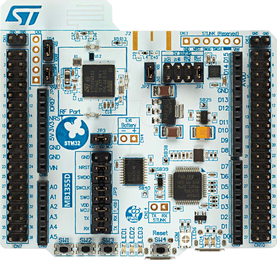 STM32 Nucleo Development Board Pinout, Features And, 60% OFF