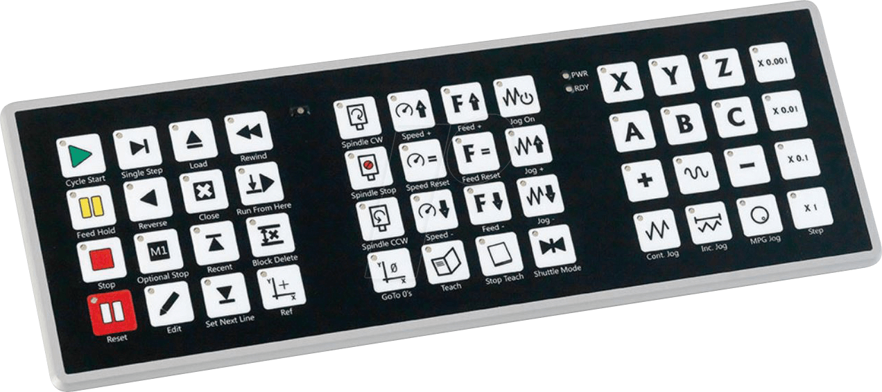 4250236816098 - PONETKBD48CNC - CNC Keyboard für PoKeys Steuerung