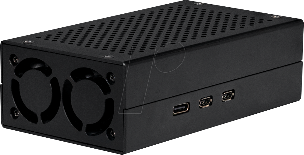 4250236828848 - RPI5 CASE ALU-M2 - Gehäuse für Raspberry Pi 5 + M2-HAT aktive Kühlung Alu schwa 4250236828848 - RPI5 CASE ALU-M2 - Gehäuse für Raspberry Pi 5 + M2-HAT aktive Kühlung Alu schwa