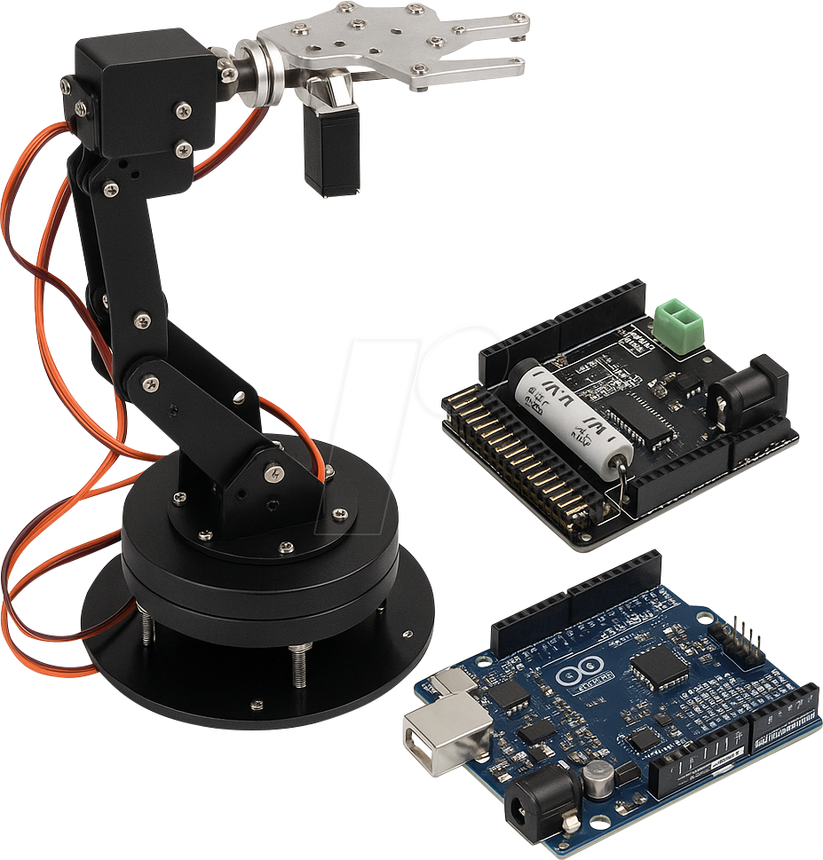 4250236830445 - GRABIT ROBO-SET2 - Grab-it Roboter Arm Bausatz inkl Arduino Uno Q 2GB