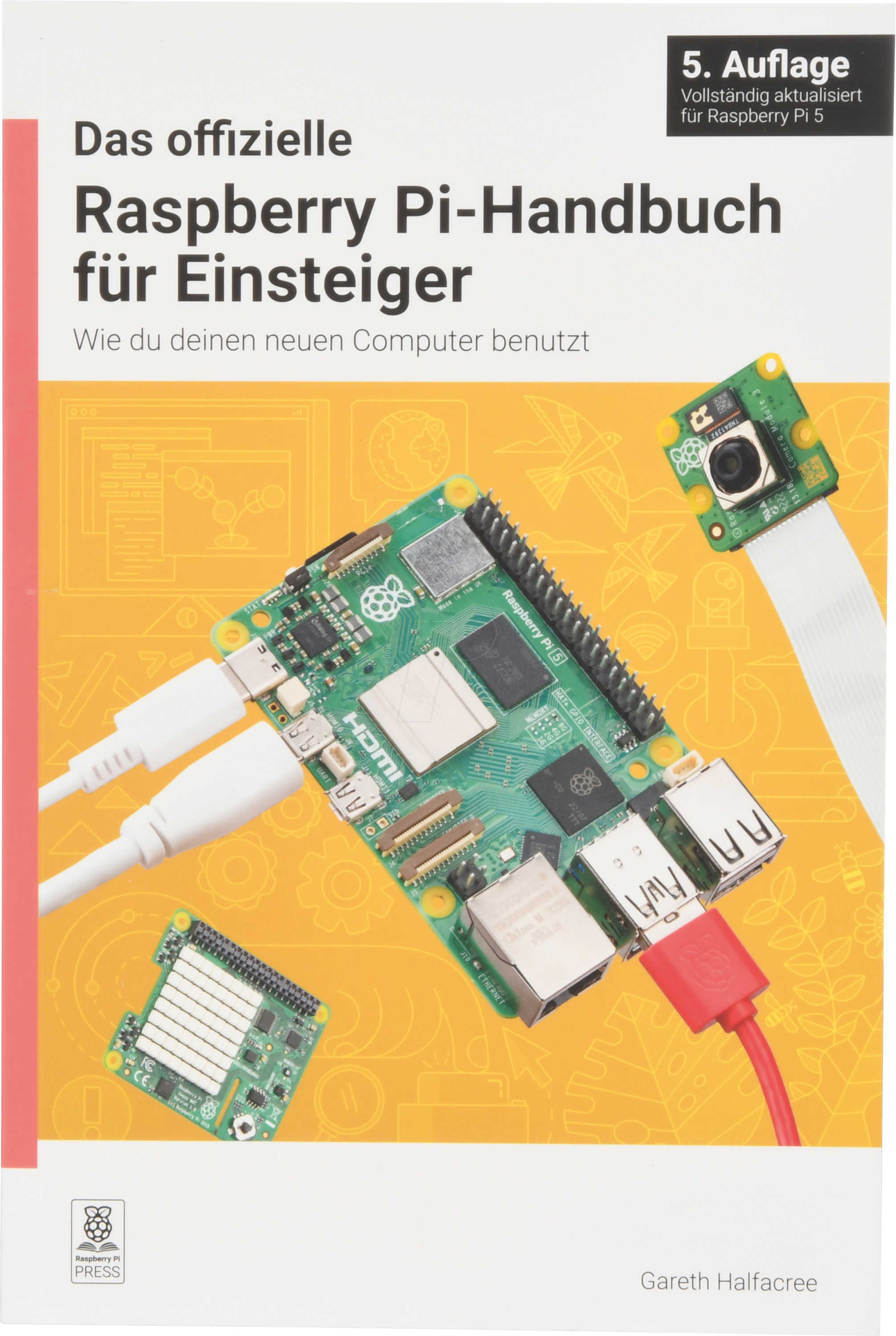 RPI 5TH GUIDE DE - Raspberry Pi - Buch, Offizielles Handbuch für Anfänger, DE