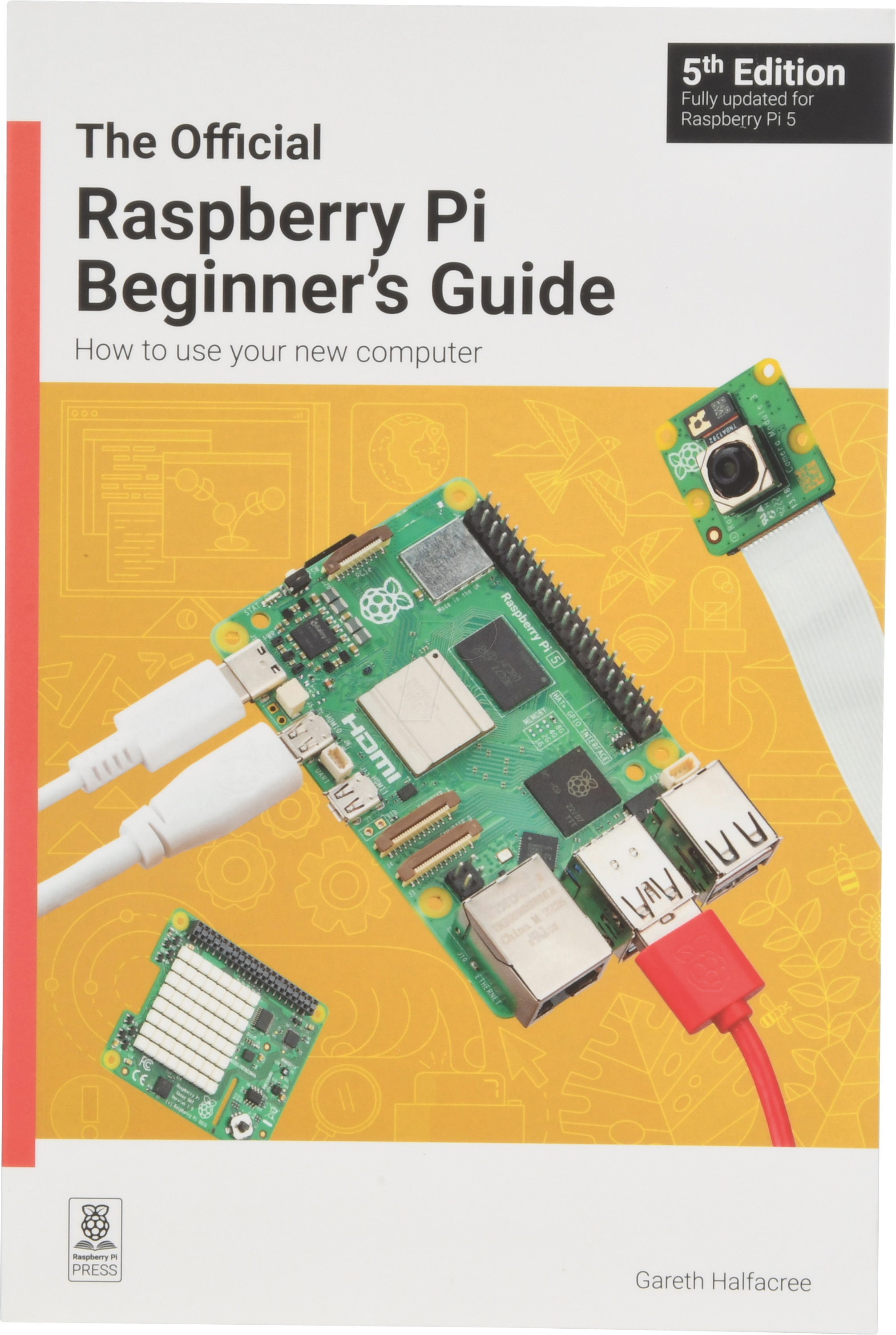 RPI 5TH GUIDE EN - Raspberry Pi - Buch, Offizielles Handbuch für Anfänger, EN