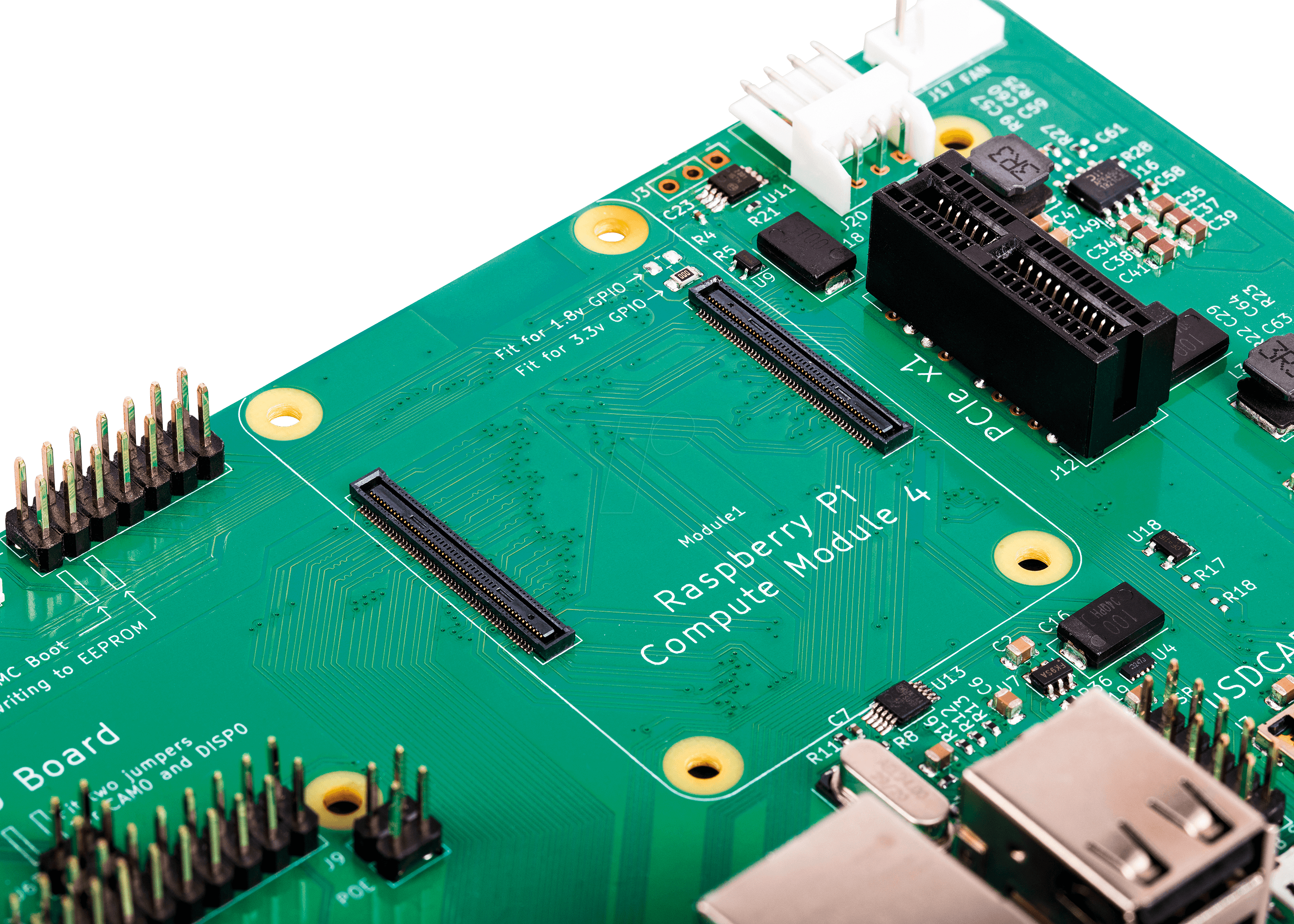 RASPBERRY PI Raspberry Pi - Compute Module 4 IO Board | Expansion ...