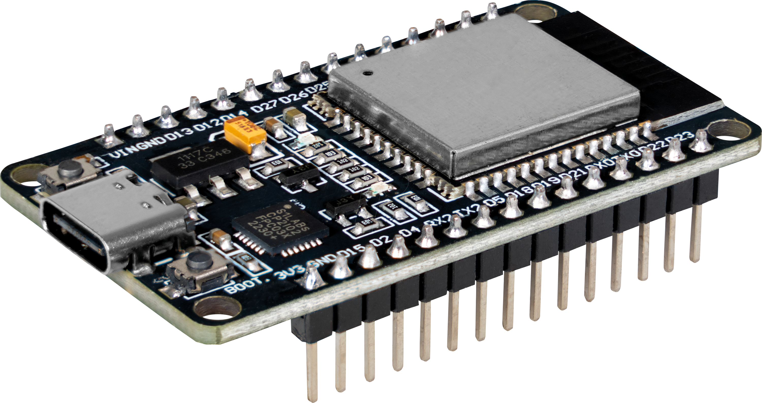 Wi Fi Module With Microcontroller JOY-IT NodeMCU ESP32 Wi-Fi and Bluetooth module, USB-C | Single-board ...
