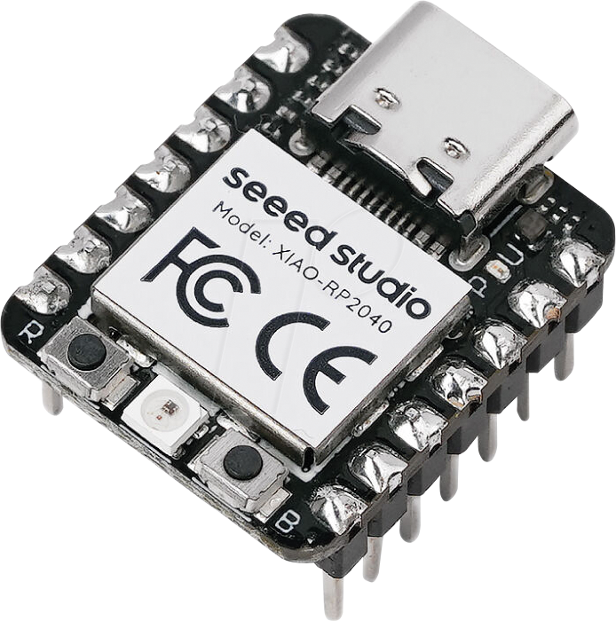 XIAO RP2040 H - Xiao RP2040, Dual-Core 133 MHz, 2 MB, mit Header