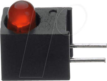 DIAL 551-1107F - LED-Baustein, rot, 3 mm, 1,6 mcd, 60°