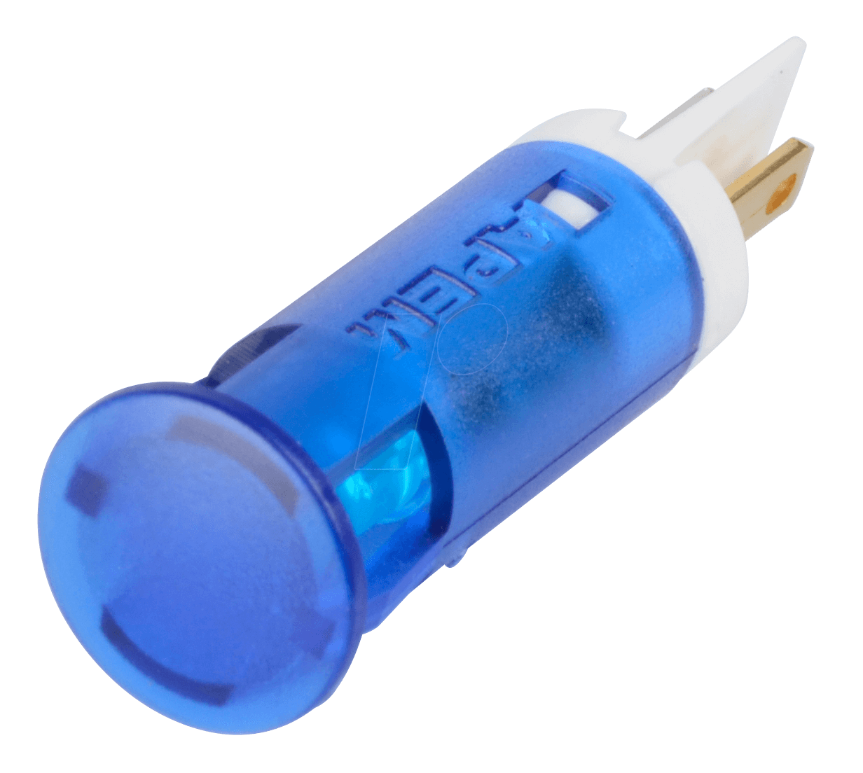 APM QS101 B12 - LED-Signalleuchte, blau, 12 V, Ø 10 mm, rund, FASTON