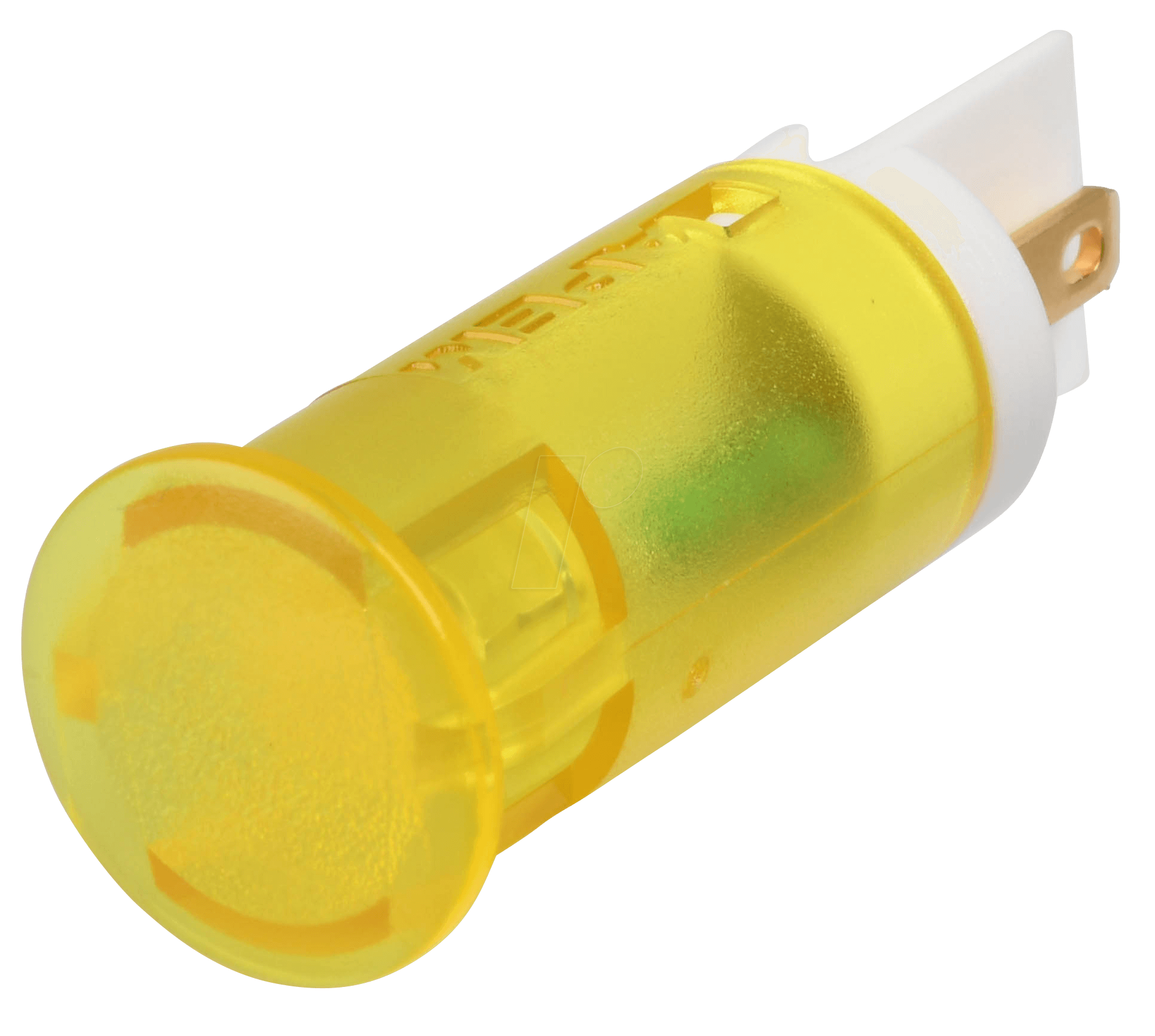 APM QS121 Y12 - LED-Signalleuchte, gelb, 12 V, Ø 12 mm, rund, FASTON