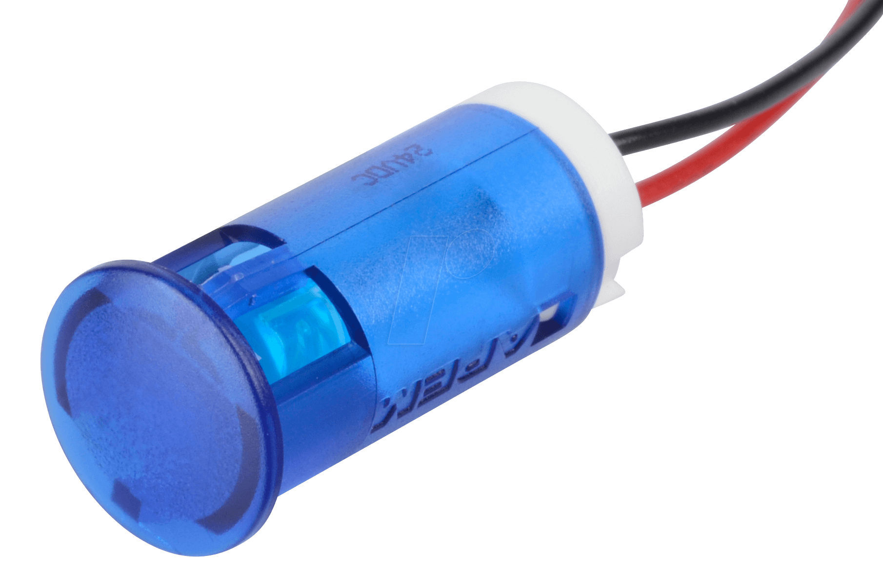 APM QS123 B24 - LED-Signalleuchte, blau, 24 V, Ø 12 mm, rund, bedrahtet