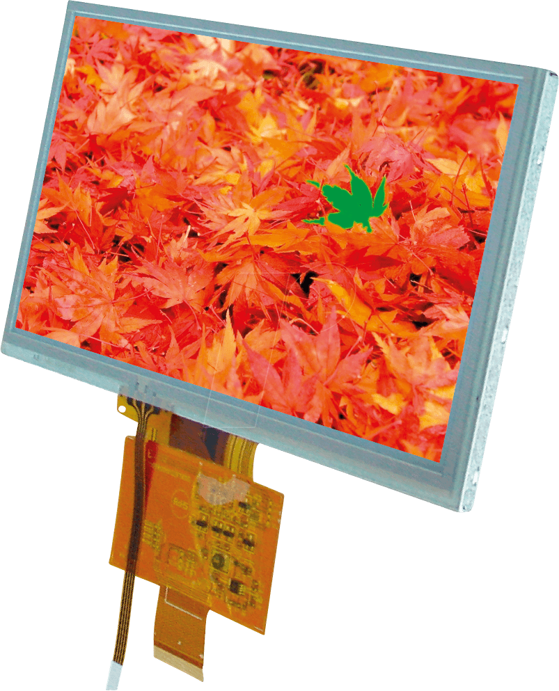 EA TFT070-84ATP - TFT-Display 7,0'', 154x86mm, 800x480 Dot, 24bit RGB, res. Touch
