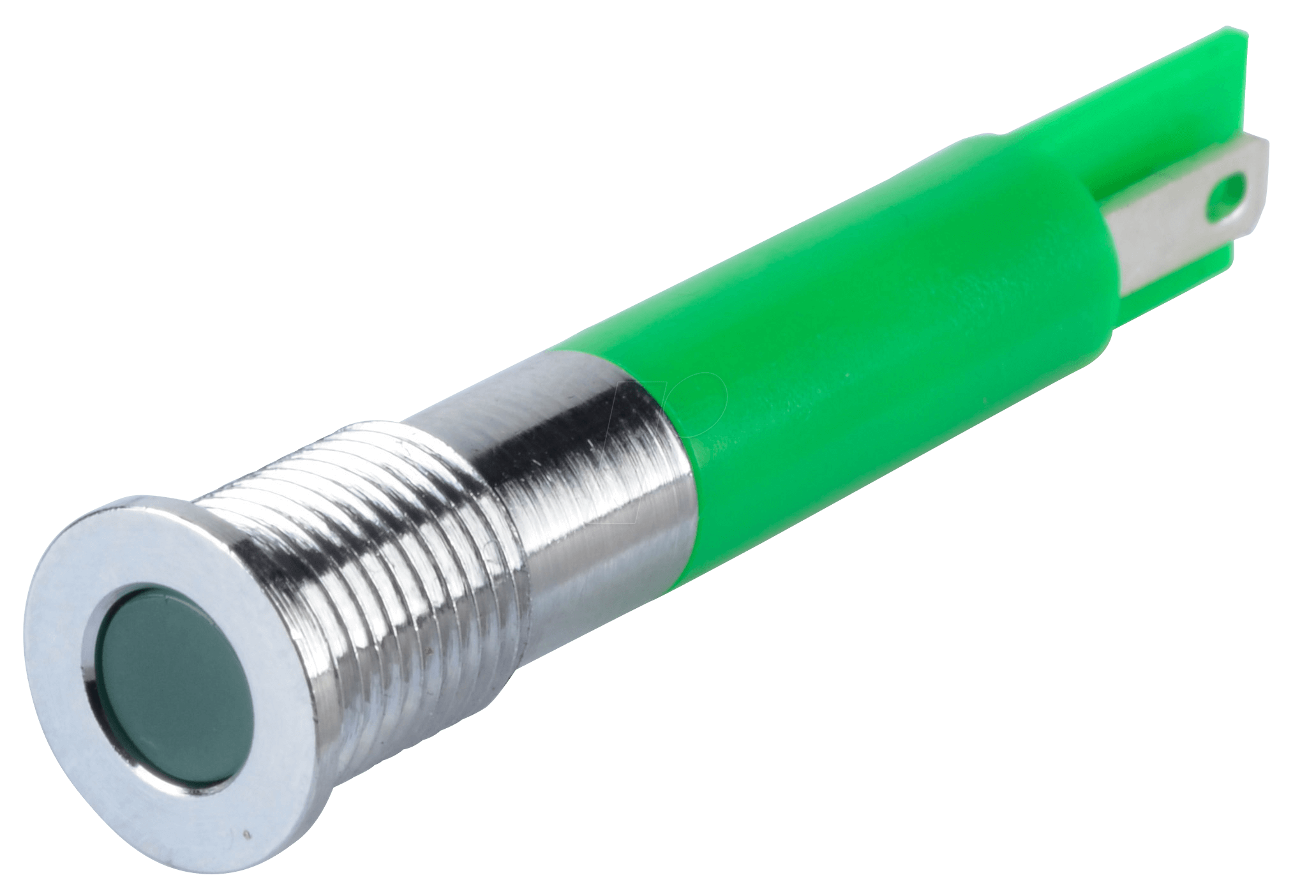APM Q8F1C G220E - LED-Signalleuchte, grün, 220 V, Ø 8 mm, bündig, FASTON