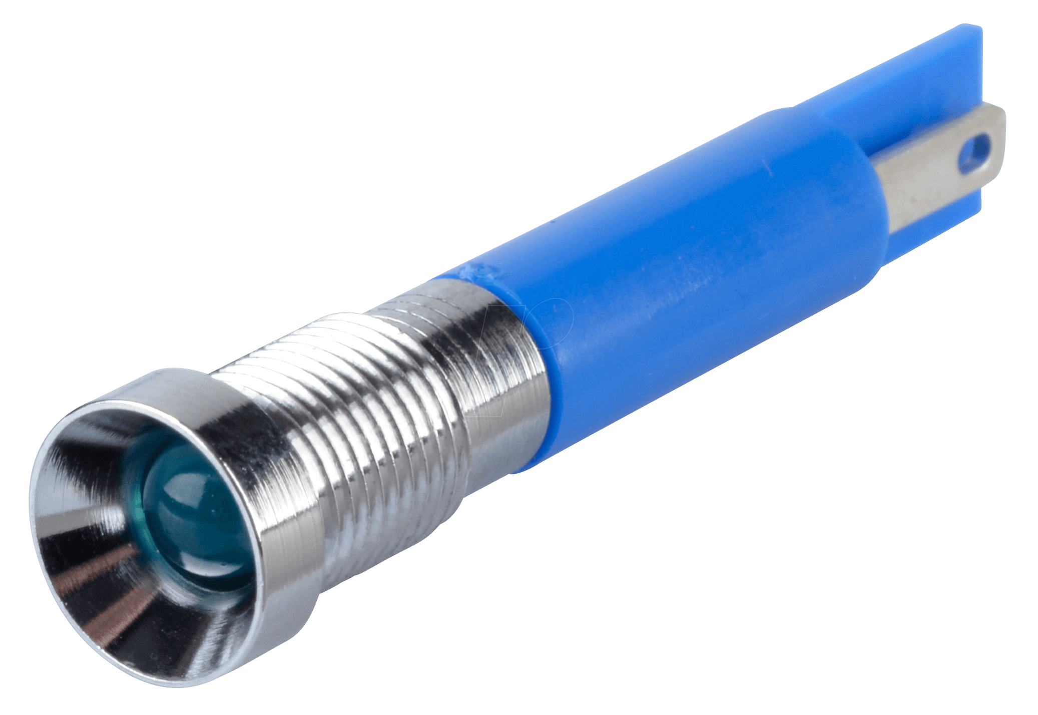 APM Q8R1C B12E - LED-Signalleuchte, blau, 12 V, Ø 8 mm, vertieft, FASTON