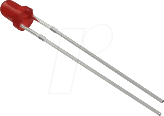 WUE 151031SS0400 - LED, 3 mm, bedrahtet, rot, 120 mcd, 40°