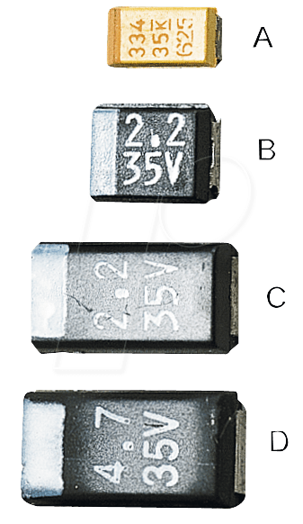 10 x SMD Kondensator 4,7 µF 16 Volt