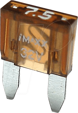 IMAXX F7075 - KFZ-Sicherung, miniOTO, 7,5 A, braun