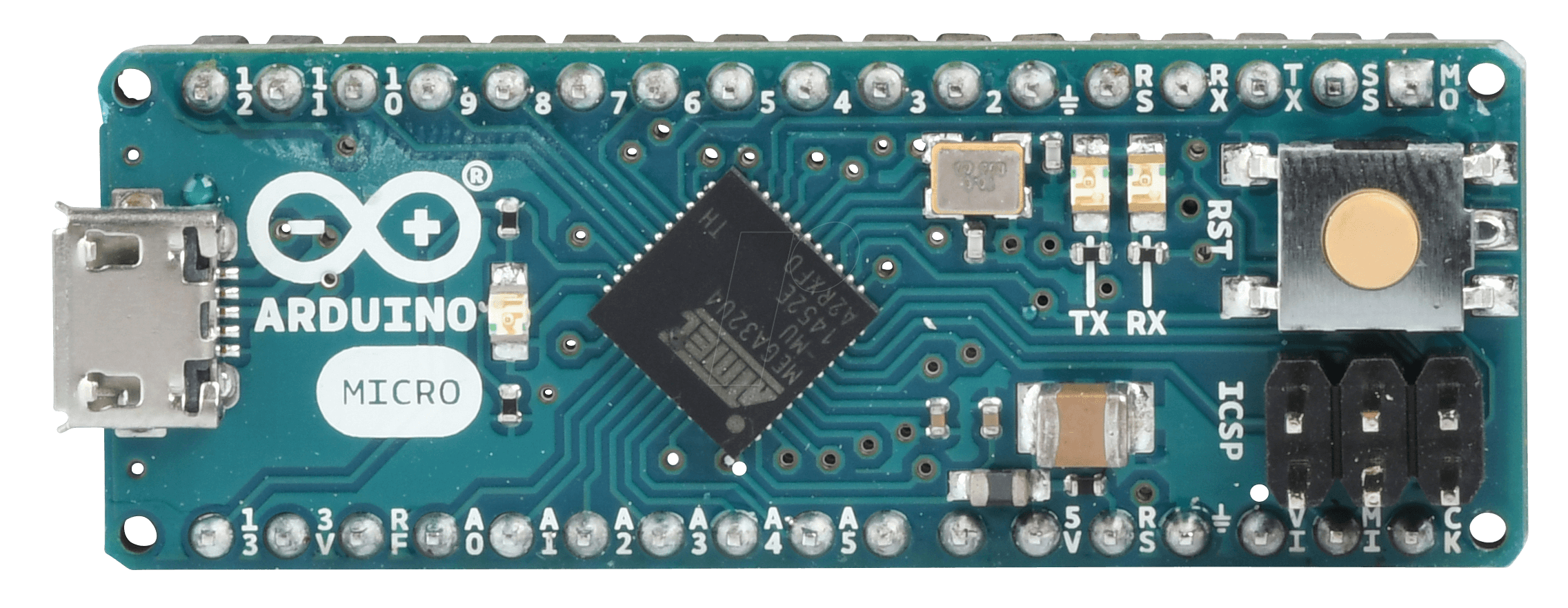 ARDUINO LEONARDO: Arduino Leonardo, ATmega32U4, USB at reichelt