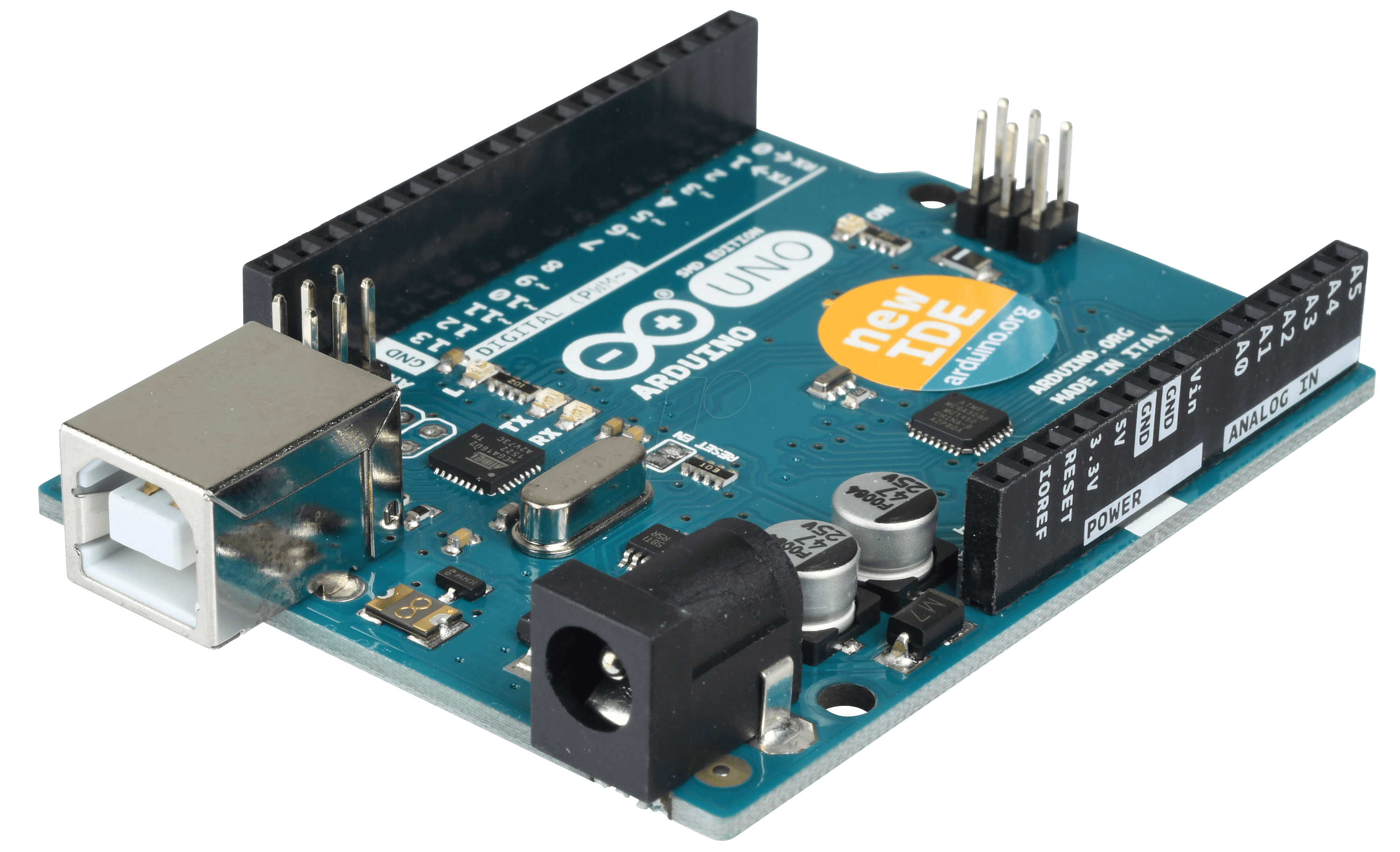 Arduino Uno Arduino Uno Rev 3 Atmega328 Usb Chez Reichelt Elektronik