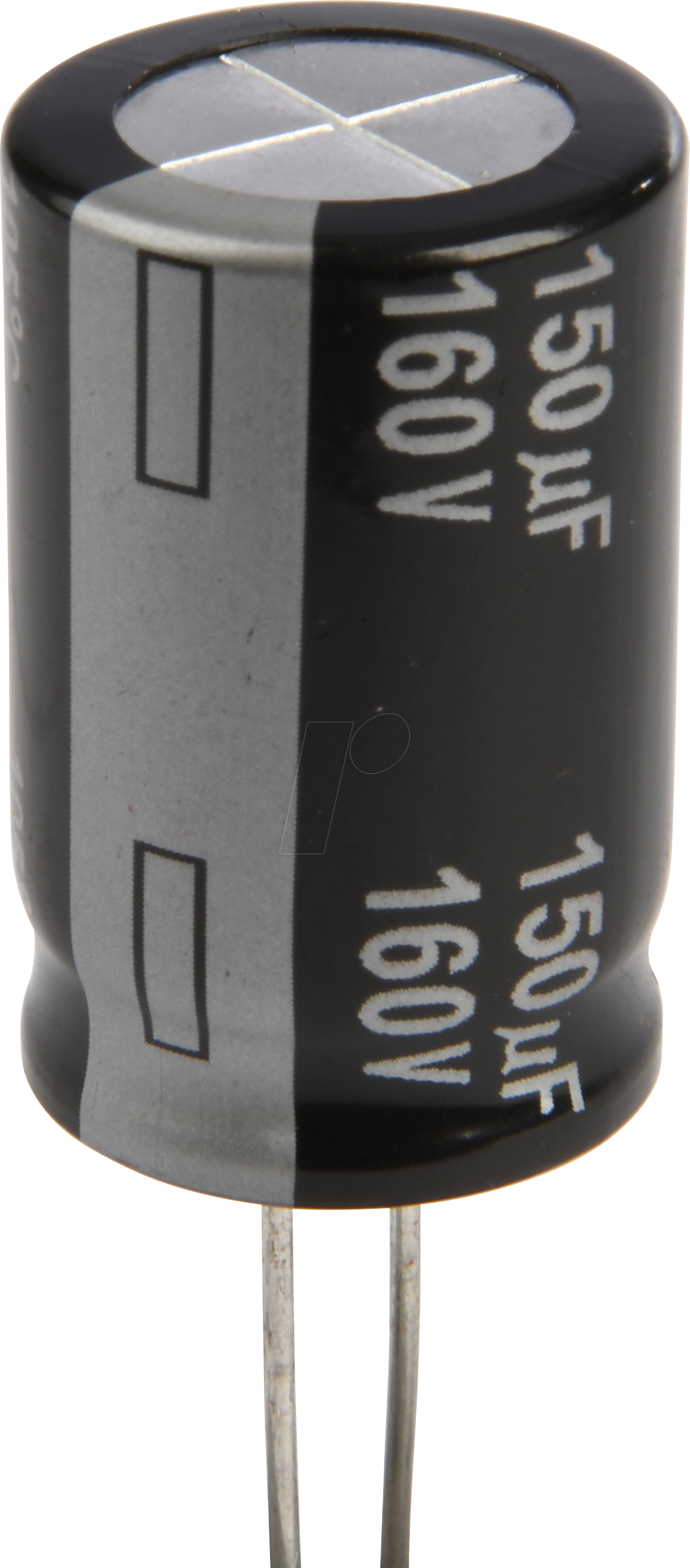 EE-A 150U 160 - Elko, radial, 150µF, 160V, RM7,5, 105°C, 5000h, 20%