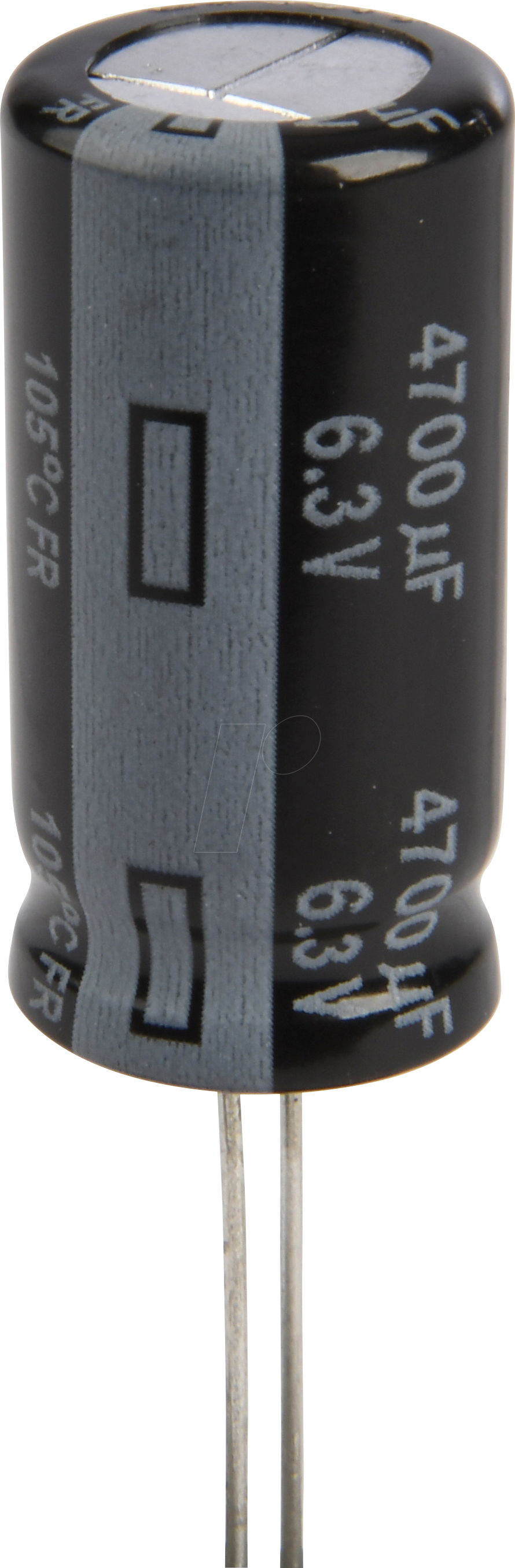 FR-A 4700U 6,3 - Elko radial, 4.700µF, 6,3V, 105°C, low ESR