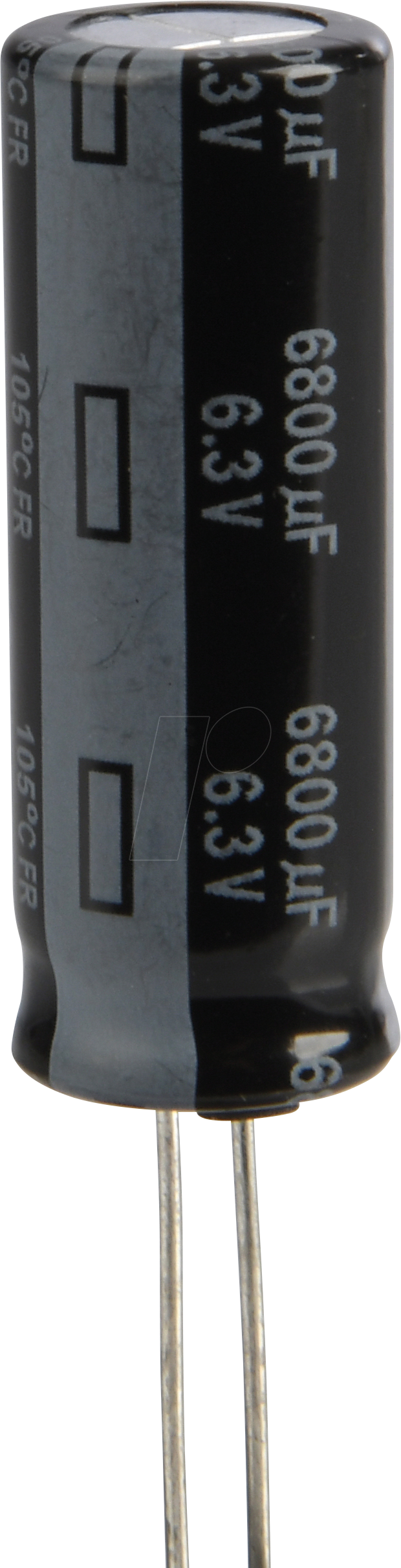 FR-A 6800U 6,3 - Elko radial, 6.800µF, 6,3V, 105°C, low ESR