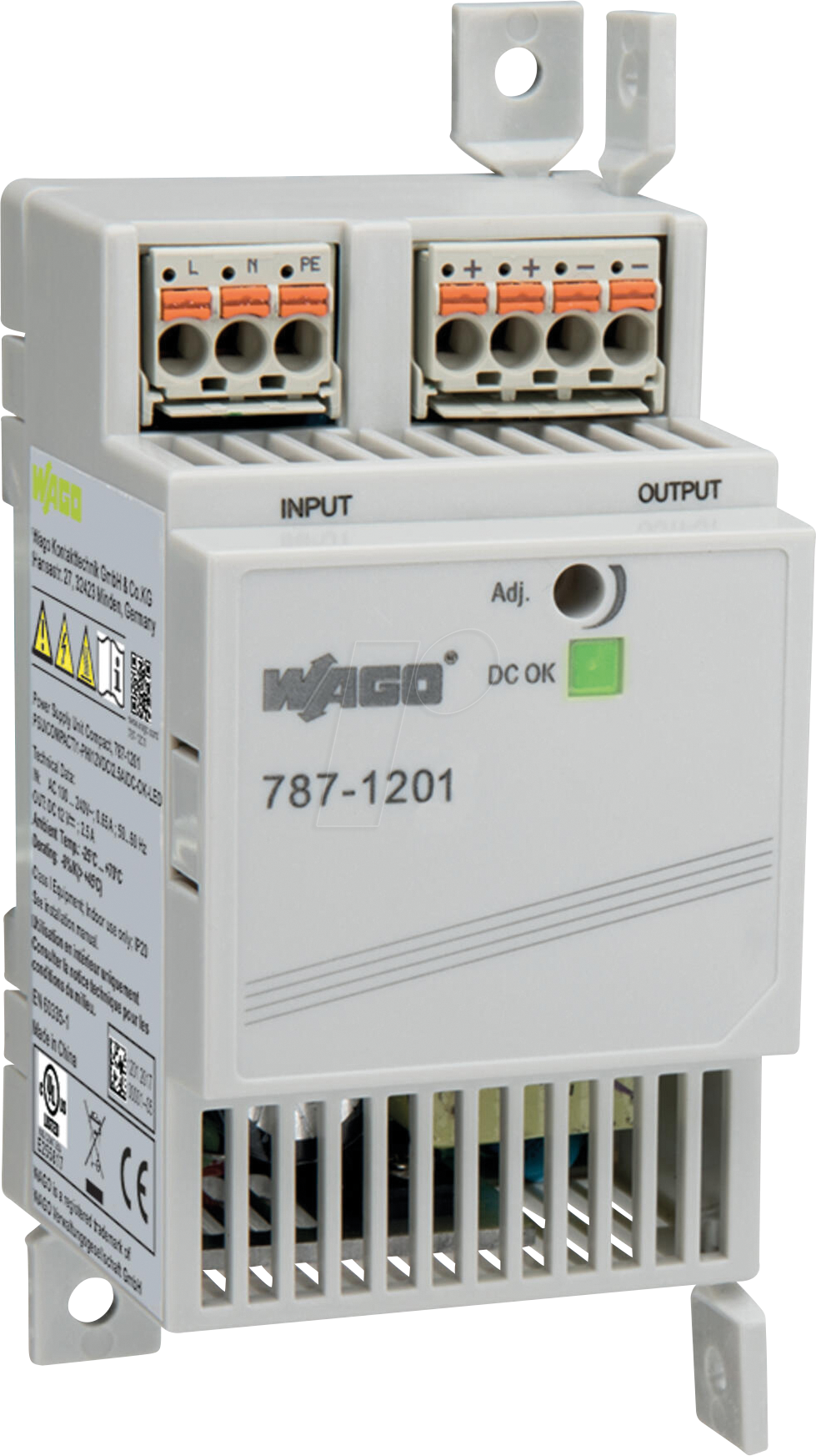 WAGO 787-1201 - Stromversorgung, primär getaktet, 12 VDC, 2,5 A