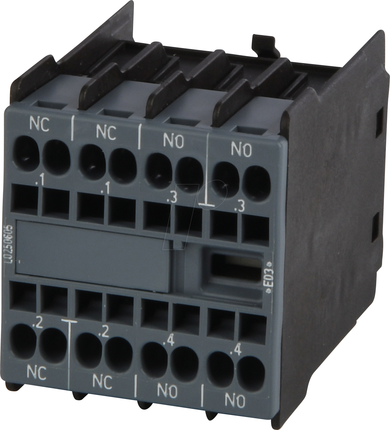 Siemens 3RH29112HA22 Hilfsschalterblock 2S+2Ö S00/S0 front Federzuganschluss