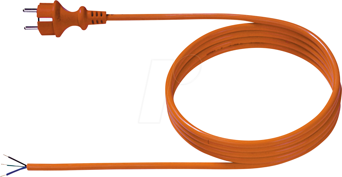 4016514006236 - BACH 328875 - Neopren-Zuleitung Schutzkontaktstecker CEE 7 7 orange 4016514006236 - BACH 328875 - Neopren-Zuleitung Schutzkontaktstecker CEE 7 7 orange