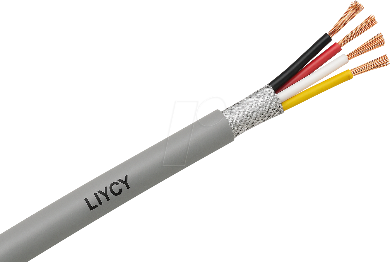 LIYCY 6X0,5 100 - Steuerleitung 6x0,5mm², geschirmt, 100m-Ring