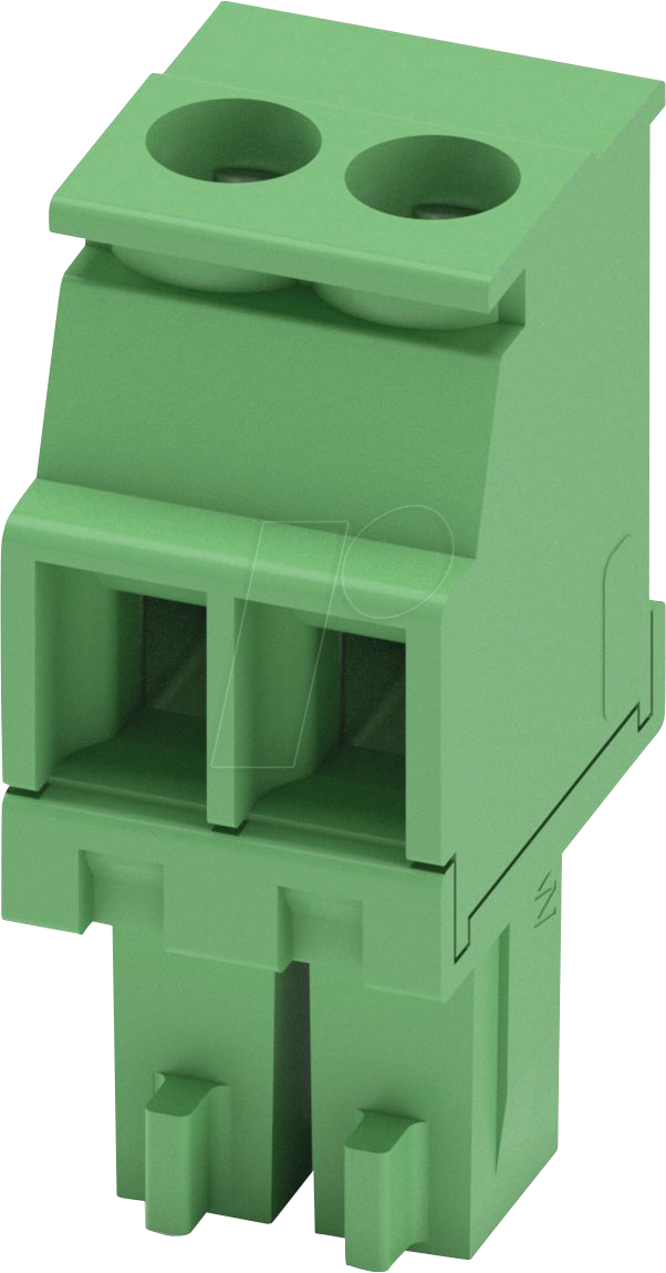 4017918120962 - Buchsengehäuse-Kabel MCVR Polzahl Gesamt 2 Rastermaß 350 mm 1863152 250 St