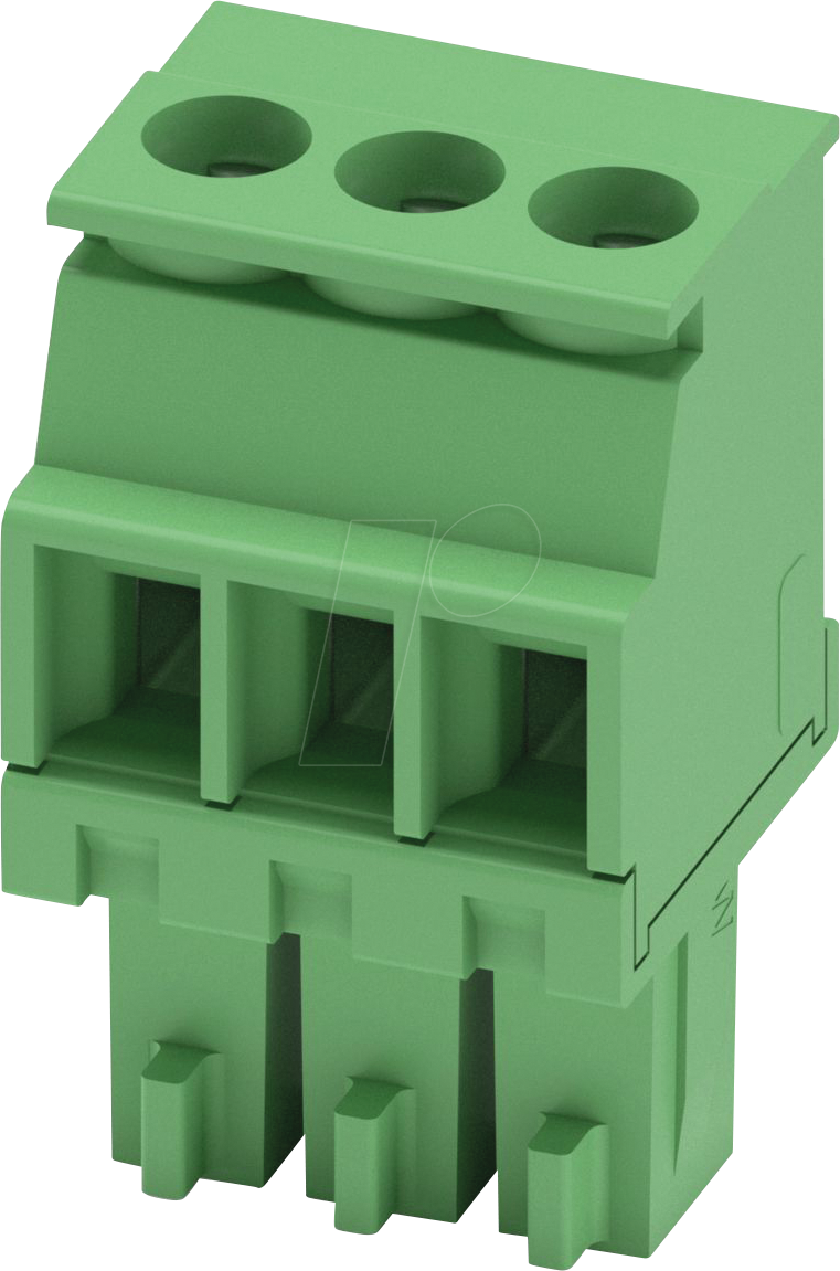 4017918120979 - Buchsengehäuse-Kabel MCVR Polzahl Gesamt 3 Rastermaß 350 mm 1863165 250 St