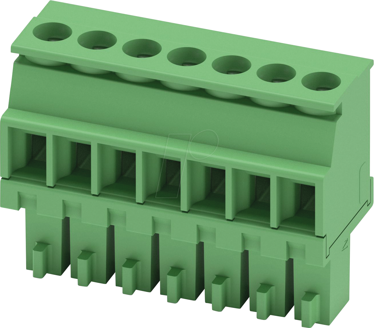 4017918121013 - Buchsengehäuse-Kabel MCVR Polzahl Gesamt 7 Rastermaß 350 mm 1863204 50 St