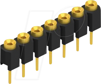 FIS MK 01 7G - Buchsenleiste, 1-reihig, 1 x 7 - 2,54 mm