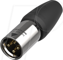 7613187019906 - NEUTRIK NC3MX1-T - 3-poliger Kabelstecker(TOP) vergoldete Kontakte