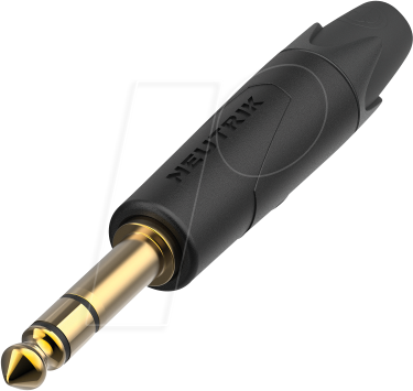 7613187026263 - NEUTRIK NP3XX-AU - Klinkenstecker 3-polig 635 mm schwarz