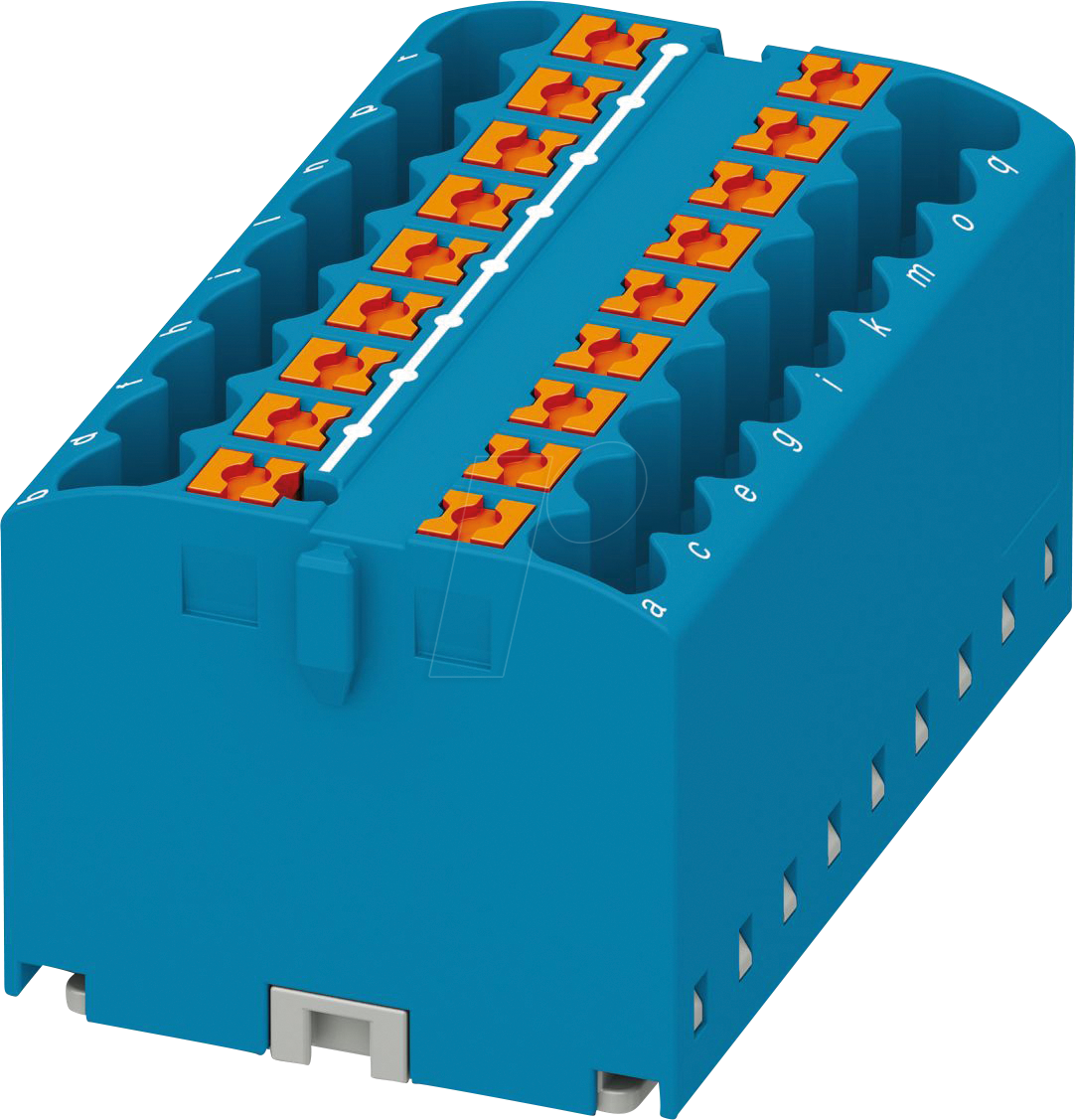 PTFIX 18X25-G BU 3273440 Verteilerblock Polzahl (num) 18 014 mm² 25 mm² Blau 8 St