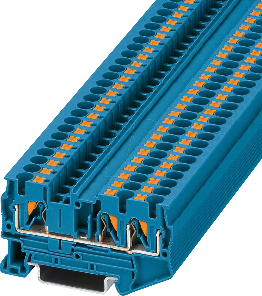 PT 4 TWIN BU: Continuity terminal, PT 4-Twin blue at reichelt elektronik