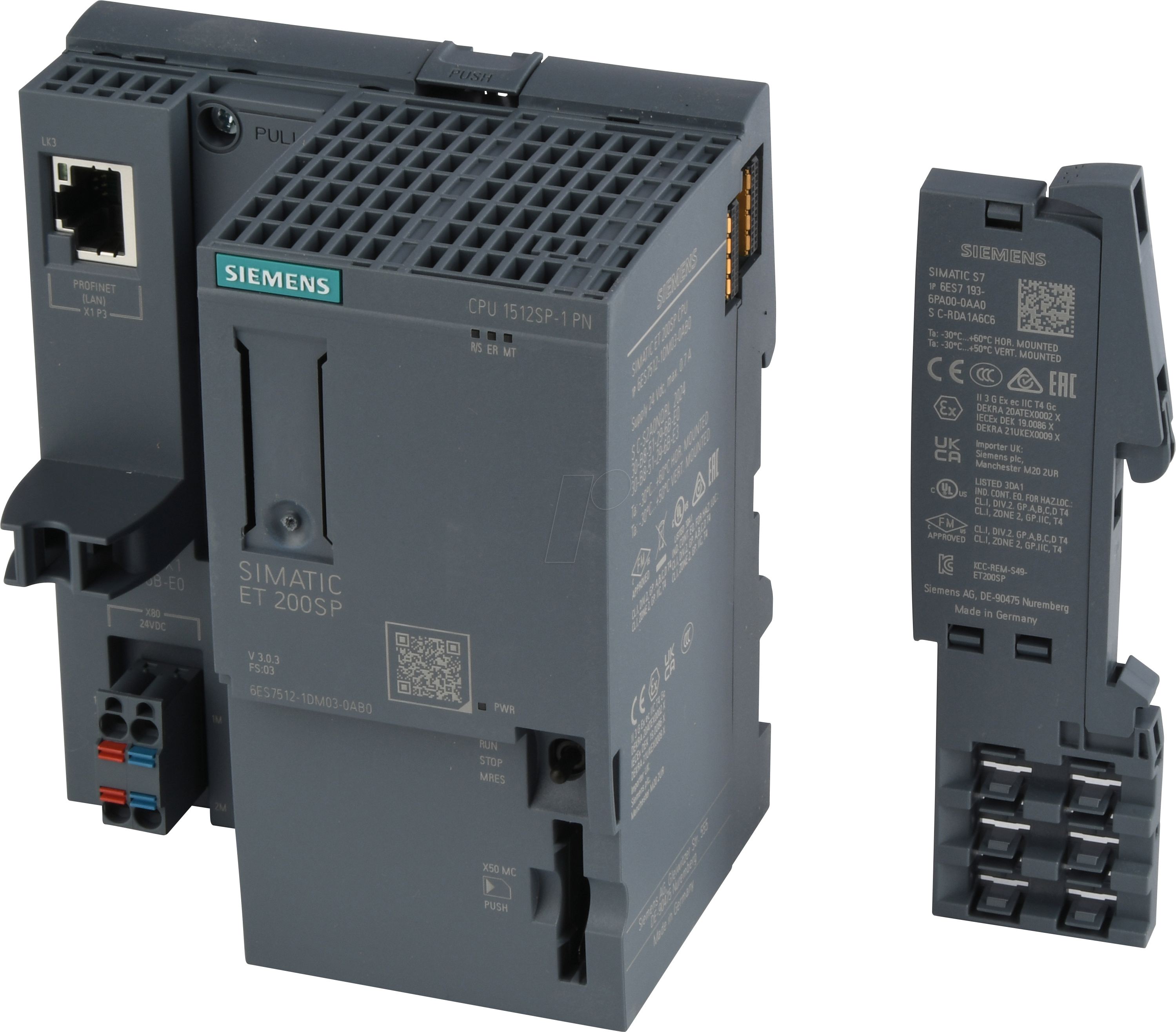 4047623412731 - Siemens SIMATIC DP 6ES7512-1DM03-0AB0 CPU 1512SP-1 PN fET200Sp 400KB+2MB 4047623412731 - Siemens SIMATIC DP 6ES7512-1DM03-0AB0 CPU 1512SP-1 PN fET200Sp 400KB+2MB